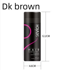 Powder Extension Thinning Thickening Hair Growth (Option: Dk brown-12G)