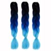 Braids Extensions, Synthetic Hair for Braiding, 24 Inch Hair Strands for Braiding Hair