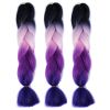 Braids Extensions, Synthetic Hair for Braiding, 24 Inch Hair Strands for Braiding Hair