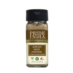 Pride of India ‚Äì Ajwain Seed Powder ‚Äì Gourmet Indian Spice ‚Äì Made from Fresh Carom Seeds ‚Äì Rich in Nutrients ‚Äì Aromatic & Flavorful ‚Äì Easy (size: 2.1 OZ)